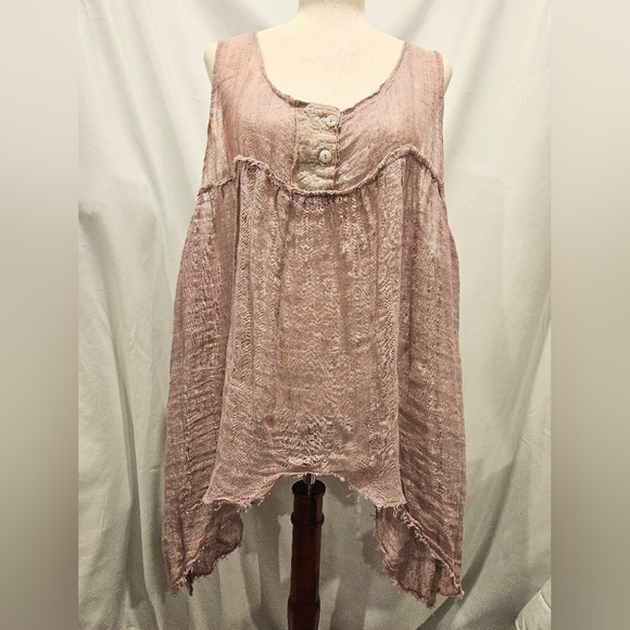 Palm Beach Pink Stripe Magnolia Top